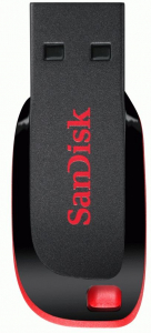 Pen Drive 16GB USB 2.0 SanDisk Cruzer Blade fekete (104336)